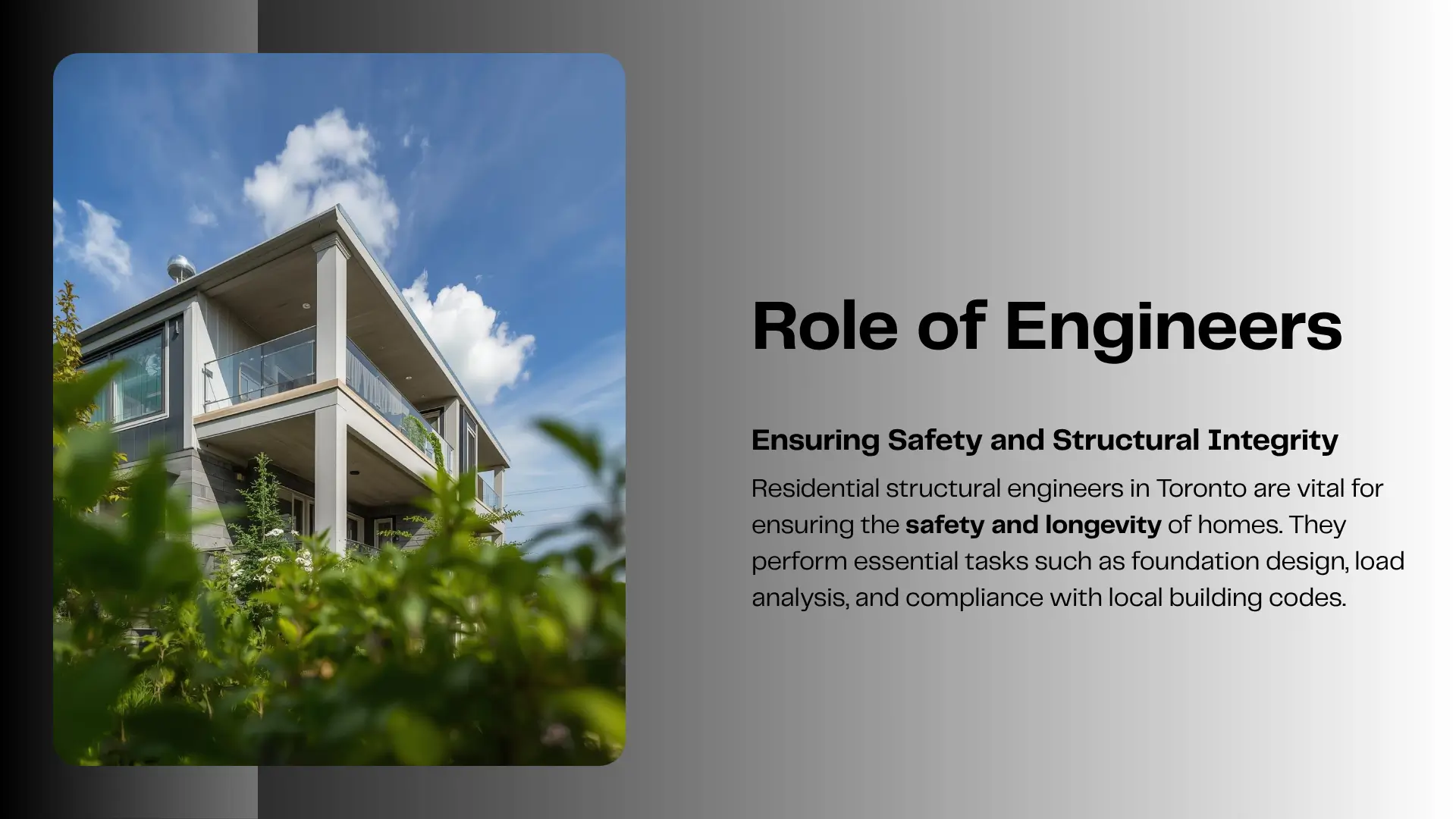 Residential Structural Engineers in Toronto planning structural improvements
